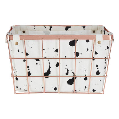 Harga Rose Gold Iron Wireframe Basket