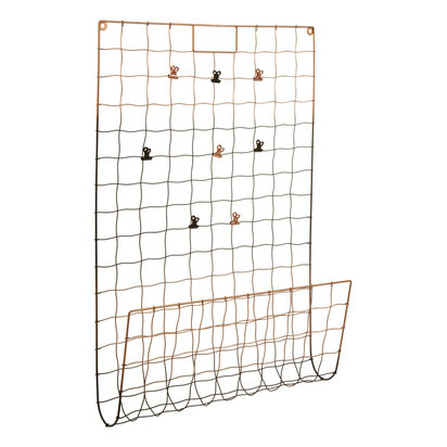 Siaimont Wall Mount Magazine Rack with Clips