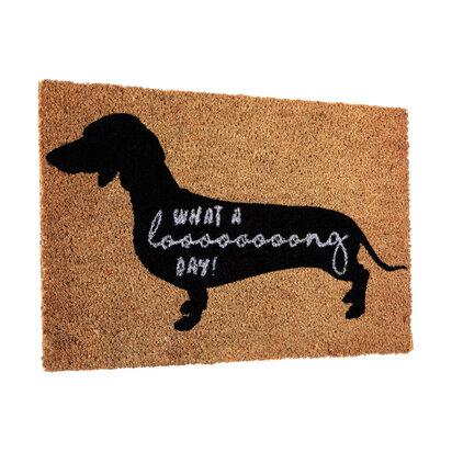 Filta What a Long Day Sausage Dog Doormat