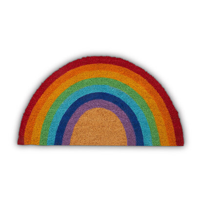 Siaufield Rainbow Coir Doormat