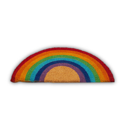 Siaufield Rainbow Coir Doormat