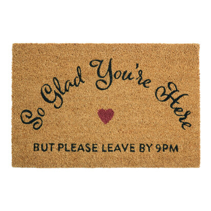 Filta So Glad You Are Here Doormat