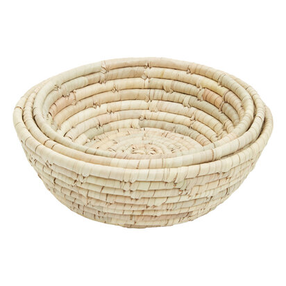 Lidi Set Of Three Bamboo Baskets