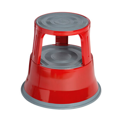 2 Tier Red Step Stool