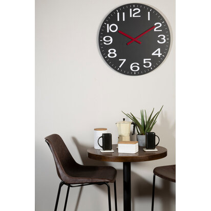 Rosston 58cm Dia Black Wall Clock
