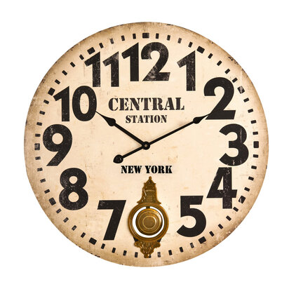Crawley 58cm Dia Vintage Style Wall Clock