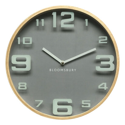 Vitus 30cm Dia Grey Wall Clock