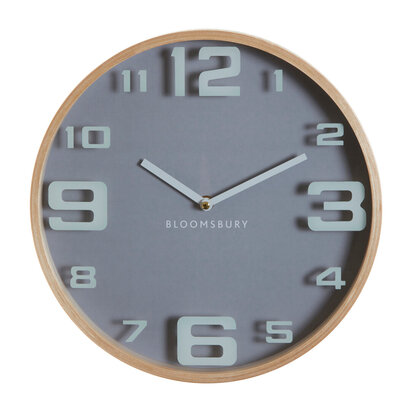 Vitus 30cm Dia Grey Wall Clock