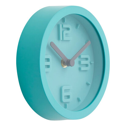 Elko 16cm Dia Green Finish Embossed Effect Wall Clock