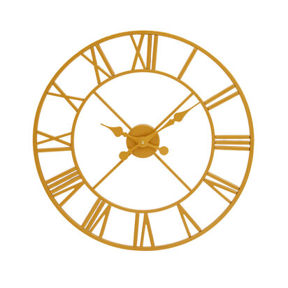 Vitus 56cm Dia Gold Finish Wall Clock