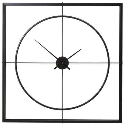 Trinity 105cm Dia Black Finish Wall Clock