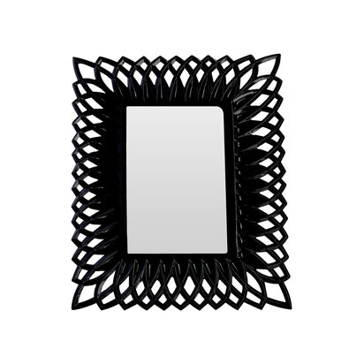 Maren Swirl Black High Gloss 5 x 7 Photo Frame