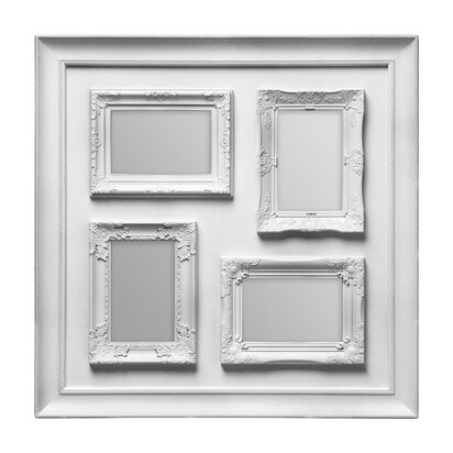 Ivyencott Vintage Style Silver 4 Photo Frame