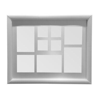 Maren White 9 Photo Rectangular Multi Photo Frame