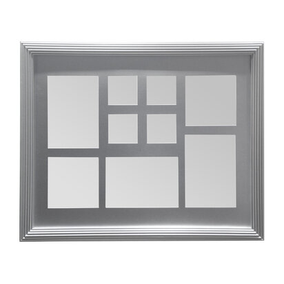 Maren Silver 9 Photo Multi Photo Frame