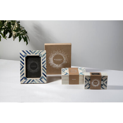 Bowerbird 4 x 6 Chevron Photo Frame