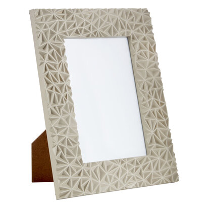 Geo 5In X 7In Grey Photo Frame
