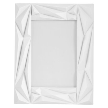 Brielmont Prisma White 5in x 7in Photo Frame