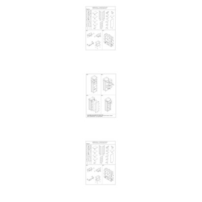 Portland Glass Door Floor Standing Cabinet