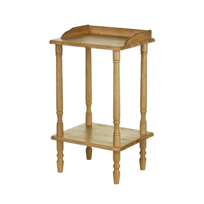 Heva Tropical Hevea Wood Side Table