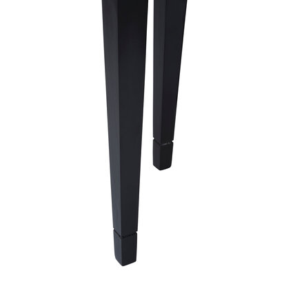 Clavier Black and Mirror Side Table