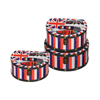 Living London Collection Round Storage Cases Set of 3