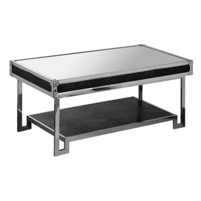 Carla Crocodile Leather Effect Coffee Table
