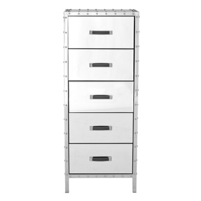 Rivet Chest of 5 Drawers