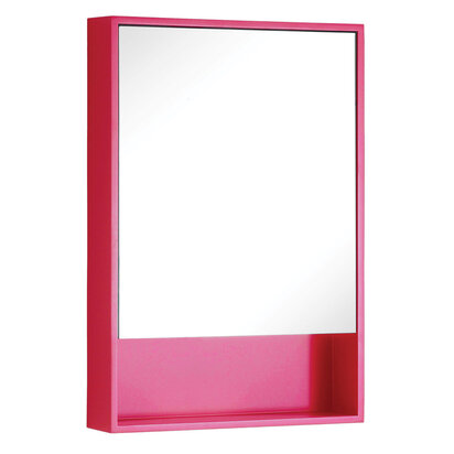 Beaumont Hot Pink Bathroom Mirror Cabinet