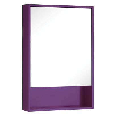 Beaumont Purple Bathroom Mirror Cabinet