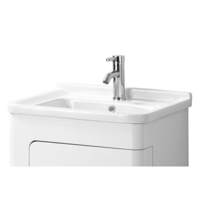 Savannah White Ceramic Basin