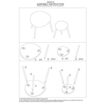 Nostra Nest Of 2 Tables