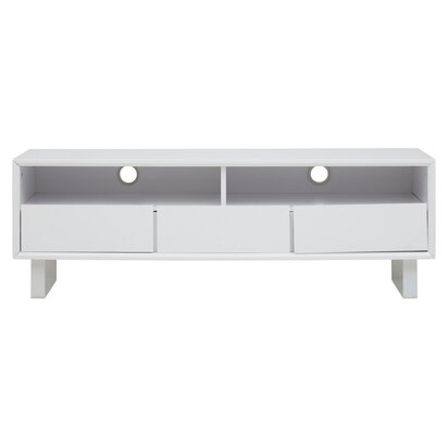 Moritz White High Gloss Media Cabinet