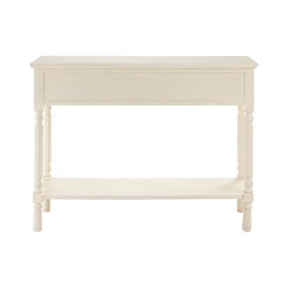 Heritage 3 Drawer Ivory Wooden Console Table