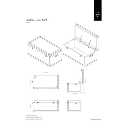 New Croc Storage Trunk
