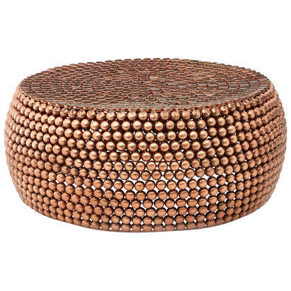 Templar Beaded Iron Copper Coffee Table