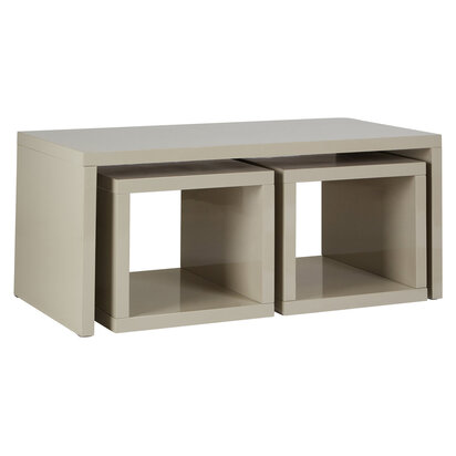 Madrid Coffee Table With 2 Under Tables