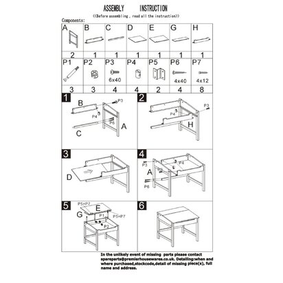 Jordan Childrens White Desk And Stool