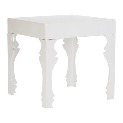 Leoemere White High Gloss Side Table