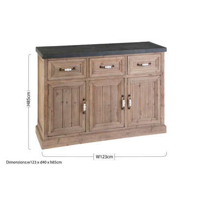 Pompeii Wooden Sideboard