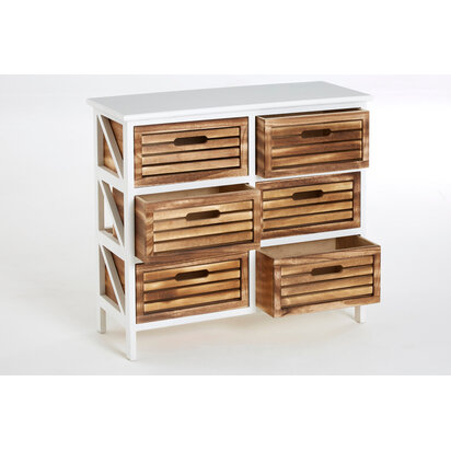 Portsmouth 6 Drawers Unit