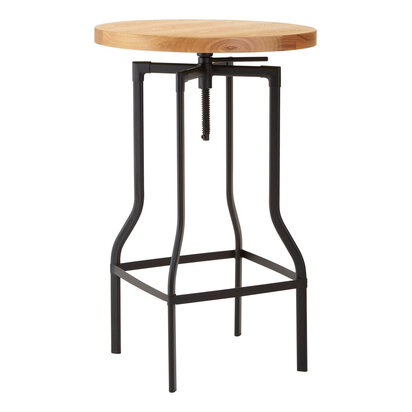 New Foundry Ash Veneer Bar Table