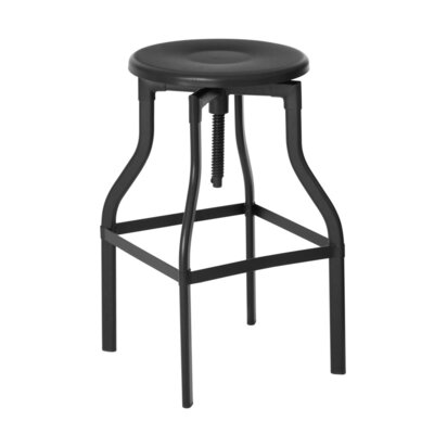 New Foundry Black Metal Bar Stool