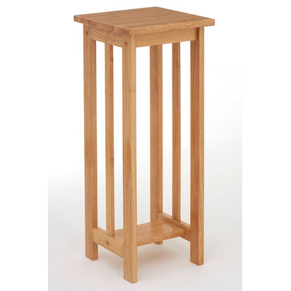 Selby Natural Tropical Hevea Wood Square Plant Stand