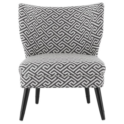 Regents Park Greek Key Design Accent Chair