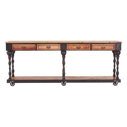 New Foundry 4 Drawers Console Table