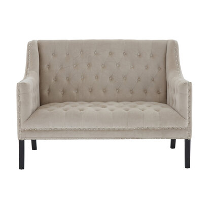 Regent Park Camel Velvet 2 Seat Sofa