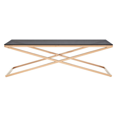 Montril Glass Top Criss Cross Coffee Table
