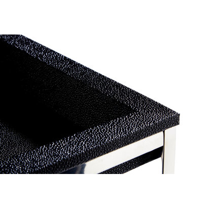 Pacific Nest Of 2 Faux Shark Skin Tables