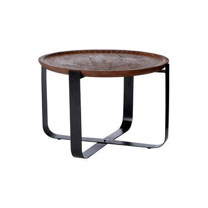 Templar Mango Wood Round Side Table
